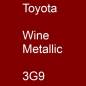 Preview: Toyota, Wine Metallic, 3G9.